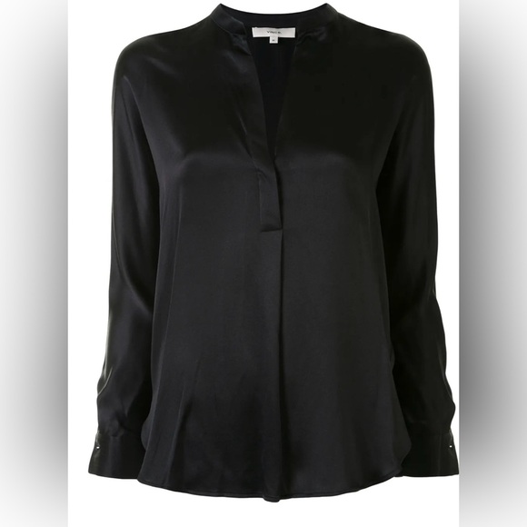 Vince Tops - Vince silk blouse - size small - black 100% silk